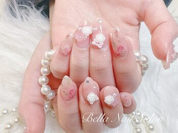 ベラーネイルサロン(Bella Nail Salon)の写真/【駅チカ★お仕事やお買い物帰りにも◎】低価格で長さだしの可愛いネイルが楽しめます♪