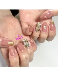 埋め尽くしネイル