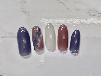 ミオリィ(meoli)/ワンカラー＋ニュアンスアート