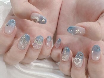 ウィッシュネイル 名古屋店(Ｗish Ｎail)の写真/持ち込みOK♪ジェルア-トし放題90分6980円(写真)・120分7980円★オフ無料★ブライダルのご予約も大歓迎！