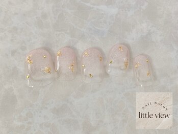 リトルビュー(little view)/ベージュグラデーション ¥8980