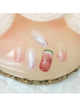 ベリー(berry)/定額¥5500 スイカネイル