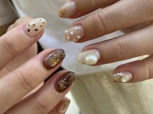 アイ ネイルズ 天神店(I nails)/ブラウンニュアンス