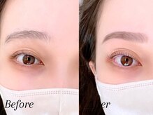 ミーナ 鍋島店(mina)/アイブロウWAX＋まつ毛パーマ上