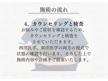 リー(Re)/施術の流れ【カウンセリング】