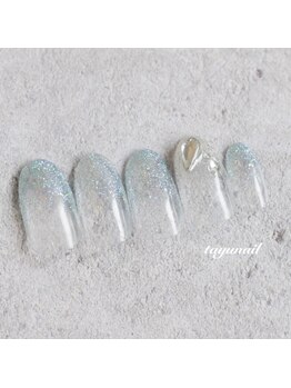 たゆ ネイル(たゆnail)/パラジェル爽やかネイル☆