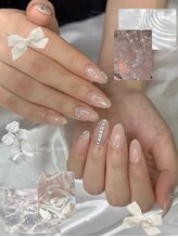 ルルシアン 代々木(luluchien)/シンプルベージュネイル