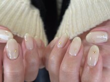 カーティシーネイルズ(curtisii NAILS)/絶妙なシアー乳白色