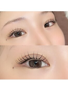 アンダーバーホワイトプラス 南海難波店(_WHITE+)/フラットラッシュ140本