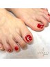 【foot】フットバス付き♪定額ネイル¥8000☆ご新規様オフ無料!