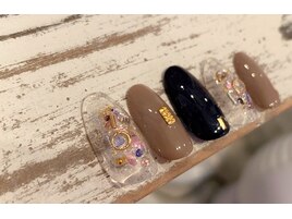 クリア×ネイビー☆