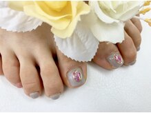 ディーネイル 天王寺(D-nail)/[中村]FOOT☆押し花ネイル