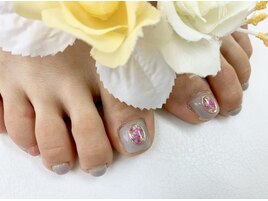 [中村]FOOT☆押し花ネイル