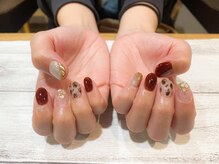 ネイルアルケー(Nail ARCHE)/くすみカラー×マグネットネイル