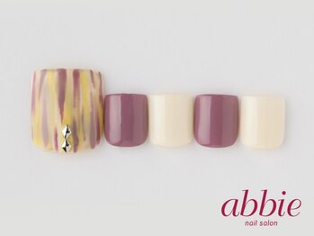 ネイルサロンアビー 北千住店(abbie)/縦柄フット ¥9944