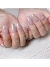 10本チップ長さ出し＋ワンカラーorラメグラ ¥14300→¥9900