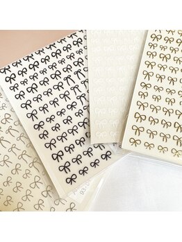 アンクネイル(Ank Nail)/韓国シール　リボン