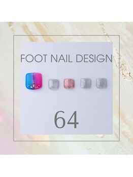 はあとねいる 東武宇都宮駅前店/Foot nail design 64