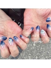 ジェルメ(germer)/花火ネイルで夏気分♪