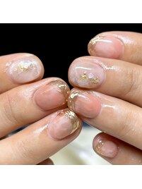 ニュアンス☆大理石ネイル