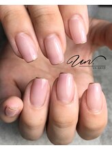 アンドットネイルズ(UN.nails)/グラデ×先端ミラー