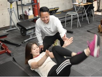 エムビーエルフィットネス 本陣亀島店(MBL.fitness)の写真/【アスリートの指導経験を持つトレーナーがサポート】継続できるダイエット・ボディメイク習慣が身に付く！