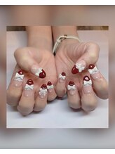 ベティネイル アイラッシュ(Betty Nail)/リボンフレンチネイル　ジェル