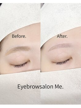 ミー(Me.)/自眉を生かすデザイン♪