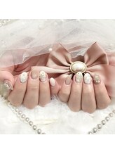 ミニョン(Minyon)/雪の結晶♪冬ネイル