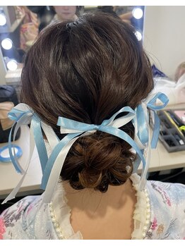 エムアイ 六本木(Mi)/浴衣☆ふわふわシニヨン