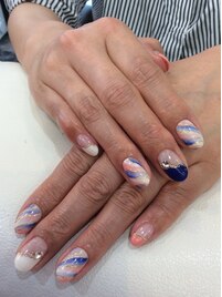 ニュアンス　初夏ネイル