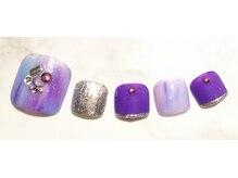 オハナレイ LEALEA FITNESS&SPA 東戸塚店内/縦グラデーションネイル