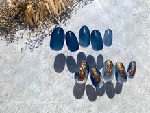 ヴィガー アンド ルックス 白金 目黒(Vigor&Looks)/ちぐはぐネイル　ニュアンス