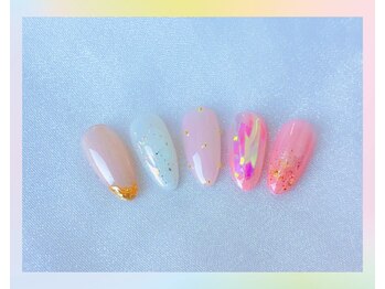 ディオーネ ネイルスタジオ(Dione)/甘すぎないハート定額デザイン