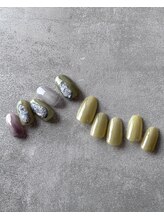 シーグラス(SeaGlass)/アシメネイル　くりぬきインク