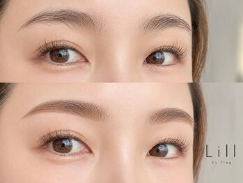 リルバイフラッグ 上通り店(Lill by Flag)の写真/《眉毛のお悩み改善》眉の形で顔の雰囲気を変えて一気に垢抜け顔◇お顔に合わせて細かくスタイリング♪