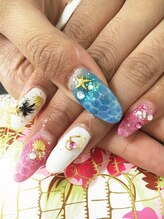 ドローネイル(DLAW NAIL)/夏★ネイル