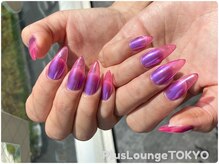 プルースラウンジ トウキョウ(Plus Lounge TOKYO)/クリアロングスカルプ☆ピンク