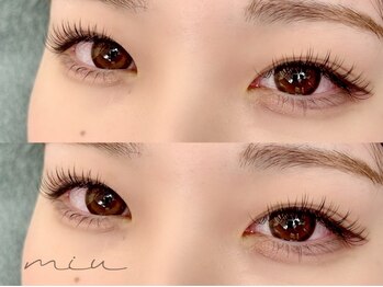 ミウ ネイル(miu nail)の写真/【半個室】施術前にお悩みを丁寧にカウンセリングし不安解消◎お目元の特徴をしっかりと見極め施術します♪