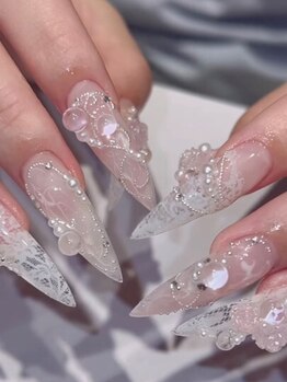 ララ 渋谷(LaLa)の写真/【スカルプワンカラー¥7,500～】人気のスカルプで長さ出し理想の指先へ☆