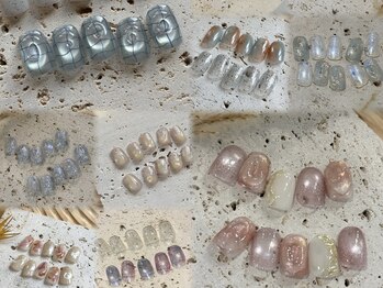 ヴィヴィ(Salon de Vi2)の写真/季節ごとに変わる定額デザインで指先を彩る◎色変えOKで理想の指先を叶えるサロン★
