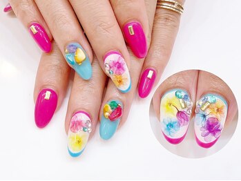 ネイルコレクション ピンク(Nail Collection Pink)/ジェル放題☆ネオンフラワー