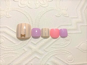 美容室 シャノアール/フット定額アート6000円(ジェル)