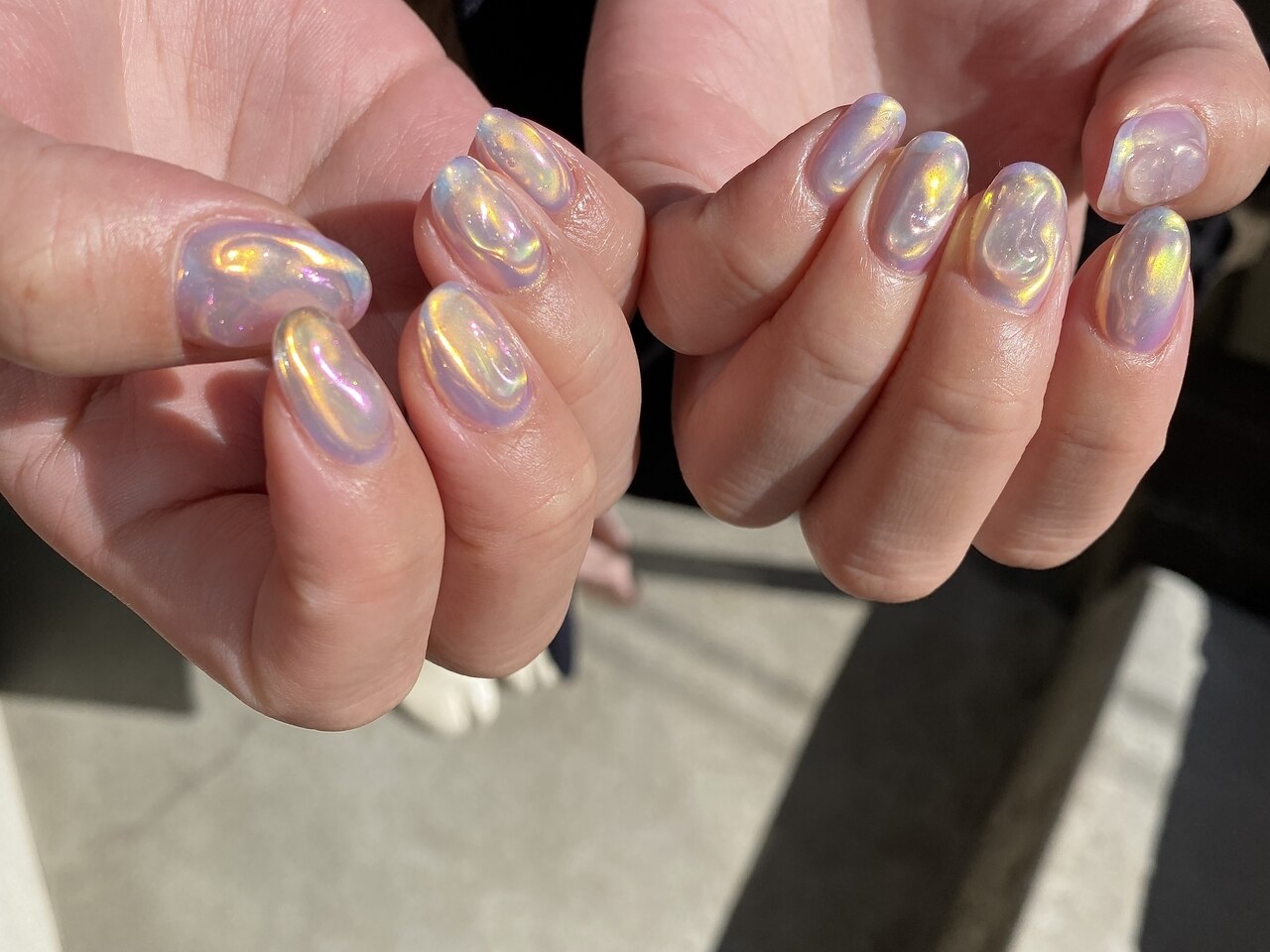 うるうるデザイン SJ2204-11 ・ White glitter nail ~art course~ ・ by