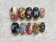 リ ボディ 札幌駅前店(Re Body)/アンティークネイル　8800円