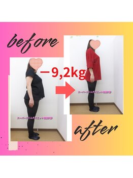 スーパースリムダイエット 相模大野/3ヵ月－9,2ｋｇ減ダイエット♪