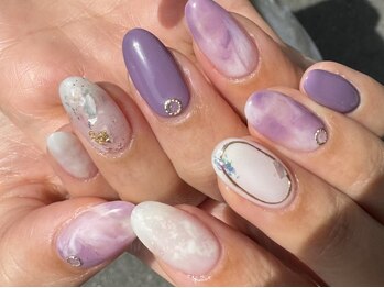 エムエイチネイル(MH_Nail)の写真/リピーター様はご来店時に次回予約いただくと、当日のオフ代が無料に☆(日時変更は1回まで)