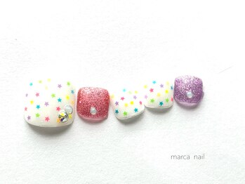 マルカネイル(marca nail)/フット定額アートコースオフ込み