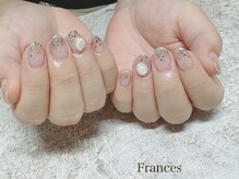 フランセス(Frances)/ラメグラデ＆パールパーツ