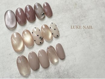 ルークネイル(LUKE NAIL)の写真/トレンドに敏感なネイリストによる丁寧なケアとモチの良さに満足度◎パラジェル/フィルイン導入サロン♪